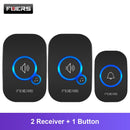 Fuers M557 Türklingel Wasserdichte drahtlose Funkklingel für Zuhause Intelligente 32 Melodien Smart Türklingel Alarm mit Batterie