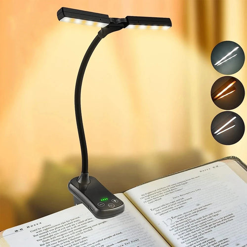 The Night Scholar | 14-LED Rechargeable Clip-On Reading Light