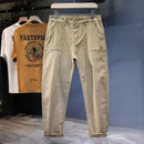 Men Baggy Straight Leg Harem Pants Stretch Loose Fit Fashion Men's Clothing Full Length Trousers Trendy New Man Kpop Casual