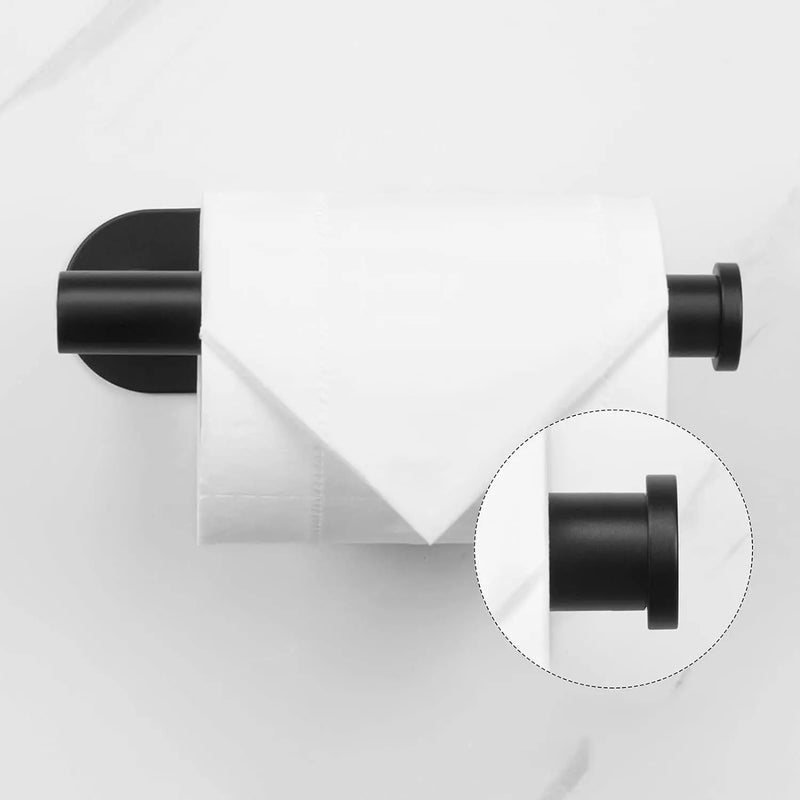 Self Adhesive Roll Toilet Paper Holder No Drilling Bathroom and Kitchen SUS304 Stainless Steel Brushed Nickel Paper Holder