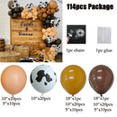 Cow Balloons Garland Arch Kit Cowboy Cowgirl Theme Party Decorations for Baby Shower Birthday Farm Western Theme Party Supplies