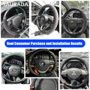 The Grip Overhaul | 38cm Perforated Leather Car Steering Wheel Cover