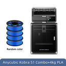 Anycubic Kobra S1 Combo Multi-Color 3D Printer High Precision Core XY Stable Structure Ultra-Quiet Max Speed 600mm/s 3D Printer
