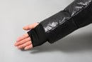 The Obsidian Down | Hand-Crafted Shiny Puffer with White Duck Down Insulation
