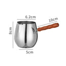 Turkish Coffee Pot Stainless Steel Coffee Maker with Long Handle Long Handle Coffee Moka Pot Kitchen Tools
