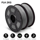 SUNLU 2KG 3D PLA/PETG/PLA PLUS/Clear Filament 1.75mm 2Roll 1KG 3D Printer Neatly Wound 3D Filament for 3D Printer& 3D Pen