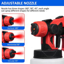 Adjustable Sprayer High Speed Cordless Paint Sprayer with 4 Nozzles Rechargeable Adjustable for Wide Applications for Precision