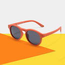 Baby-Sonnenbrille mit Band, rund, flexibel, UV400, polarisiert, für Säuglinge und Kleinkinder von 0-3 Jahren