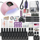 Super Manicure Set for Nail Kit with led Nail lamp 20000RPM Nail drill Machine Nail Polish Kit Acrylic Kit Nail Art Tools Set