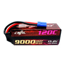 CNHL 2S 3S 4S Lihv Battery 7.6V 11.4V 15.2V 8200mAh 9000mAh 120C HV HardCase With EC5 Plug For RC Car Boat Airplane Truck Truggy