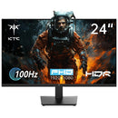 KTC H24V13 23.8-inch Gaming Monitor, 1920x1080 16:9 100Hz High Refresh Rate VA Panel, 4000:1 Contrast Ratio, 104% sRGB HDR10