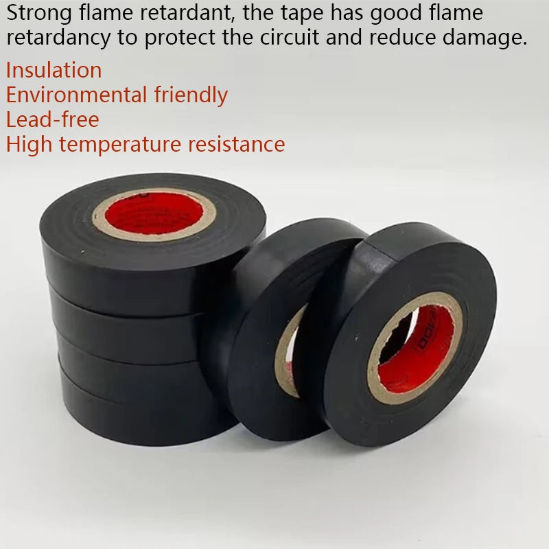 Japan's Original Super Sticky Electrical Waterproof Flame Retardant Tape PVC Insulated Wire Tape Harness Loom Protection Tape