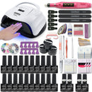 Super Manicure Set for Nail Kit with led Nail lamp 20000RPM Nail drill Machine Nail Polish Kit Acrylic Kit Nail Art Tools Set