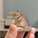 1PC Boutique Tea Pet Small Crocodile Tea Pet Ornament Handmade Tea Ceremony Tea Game Financial Tea Table Gift