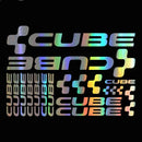 Creative Car Sticker Kit Cube Adesivi Bici Stickers for Bike Mtb Bdc Bicicletta Vinyl Decal Waterproof Accessories