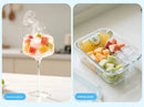 2 in 1 Ice Cube Tray Water Bottle Portable Ice Maker Mold Press Water Fill Ice Bucket Box for Summer Drinks
