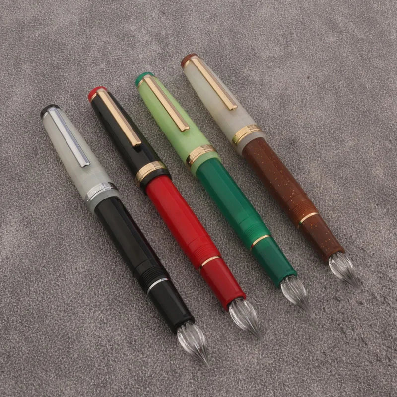 JinHao 82 Fountain Pen Color match Dip in water Glass Nib Stationery Office School Supplies Ink Pens