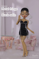 New BJD Nova 1/6 Yosd Doll Modern Retro Makeup Styling Party  Doll With Black Satin Dress Resin Toys Movable Joint Doll