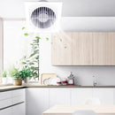 Exhaust Fan with Low Power Inner Rotor, Pure Copper Motor, Silent Operation, IPX2 Dustproof & Waterproof, Check Valve Design,