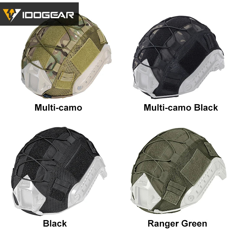 IDOGEAR Tactical FAST Helmet COVER V2 Combat Headwear Duty Paintball Molle Gear 3802