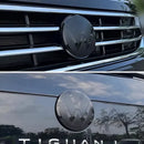 2pc Car Front Bonnet Grille Emblem Cover Rear Trunk Lid Badge For VW Polo GOLF 6 7 8 Passat B6 B7 B8 Variant CC Tiguan Accessory