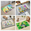 1Pc Lovely Gnome Print Door Mat Easter Motif Entrance Pad Washable Bath Rug Area Carpet For Kitchen Balcony Terrace Home Decor