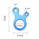 Zeltleinen-Spanner 3-Loch Outdoor Camping Zelt Windseil-Spanner Aluminiumlegierung Spanner Zeltleine Seil-Befestiger Spannhaken