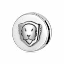 2021 New Arrival Sparkling 925 Sterling Silver Round Clear CZ Clips Beads for Jewelry Making Fit Reflexions Charm Bracelet