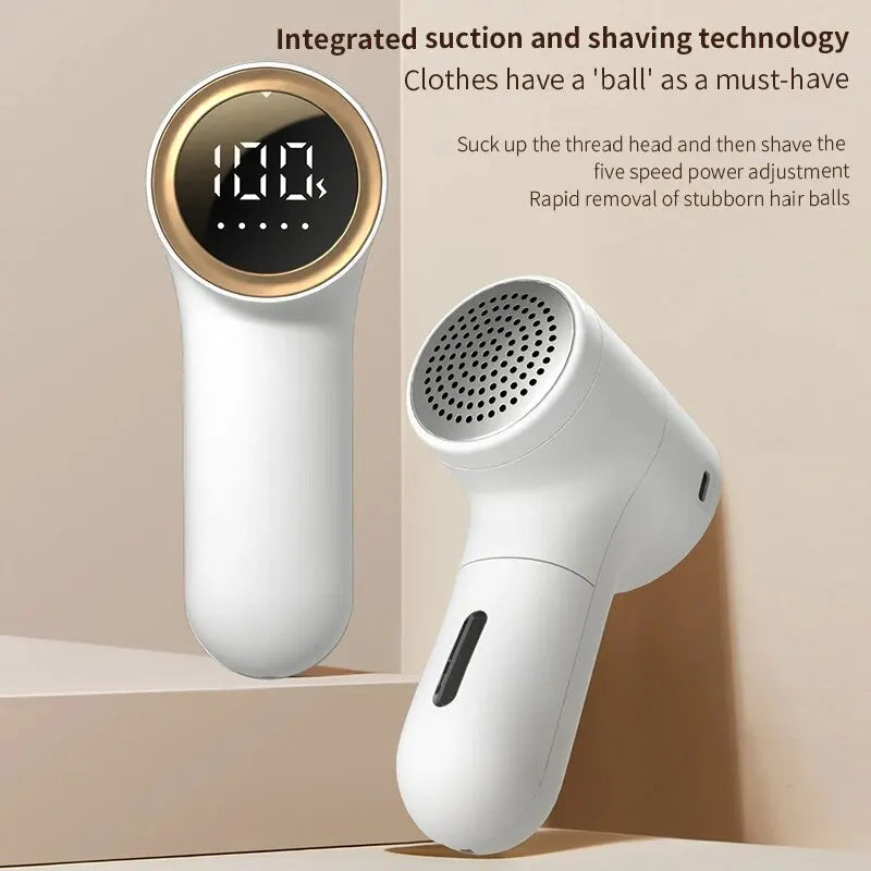 Hairball Trimmer Clothes Pilling Removal Digital Display Charging Portable Home Shaver Weaving Pilling Razor 5 Gear Adjustment