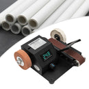 Electric Mini Belt Sander DIY 350W for Knife Making Upgrade Knife Sharpening with 10PCS Abrasive Belt