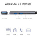 5-IN-2 USB C HUB Type C to USB 3.0 HUB PD 65W Multi USB Splitter Adapter OTG For Lenovo Macbook Pro Computer Accessories