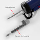 Electric Desoldering Machine Automatic Portable Electric Solder Tin Sucker Vacuum Soldering Remove Pump With Desoldering Nozzles