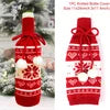 Christmas Wine Bottle Cover Merry Christmas Decorations For Home Christmas Ornament Xmas Table Decor New Year 2025 Navidad Gift