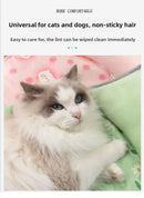 Dog's Nest Cat's Nest Summer Ice Silk Cold Mat Dog's Nest with Pillow Teddy Small Medium Sized Dog Bed Four Seasons Universal