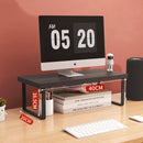 30/40/50cm Monitor Raised Shelf Office Laptop Bracket Desktop Computer  Stand Desktop Rack Home Storage Holders Organizer