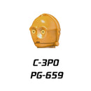 R-3PO Droids Building Blocks U-3PO Bricks Figures C-3PO Mini Figurines R-3PO Figure TC-4 Assembly Kids Toy