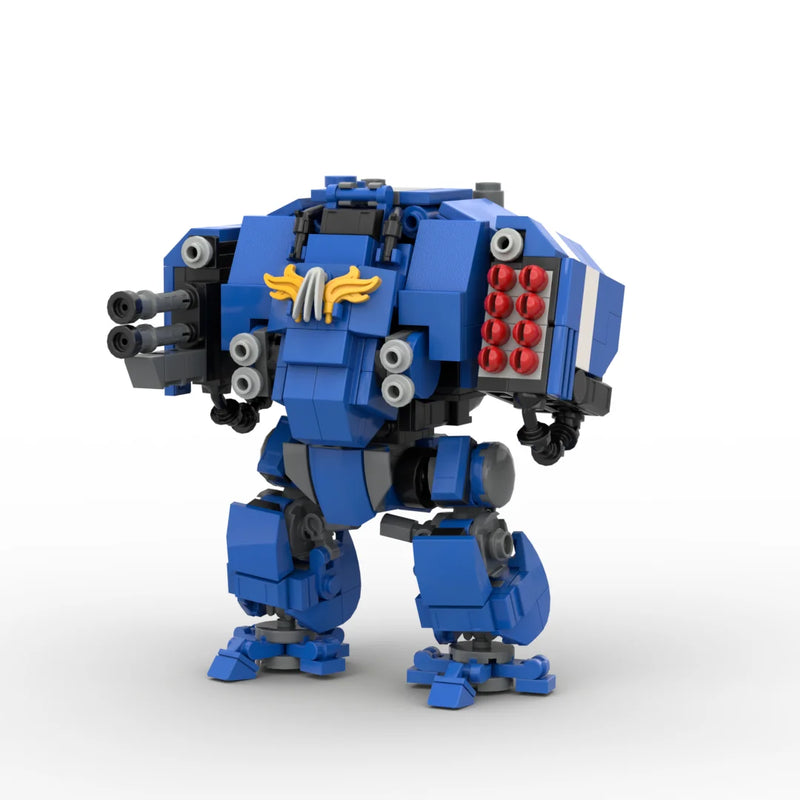 MOC Popular Game 40 K Ballistus Dreadnought Battle Robot Building Blocks High-Tech Mecha Warrior Bricks Toy Casual Ornament Gift