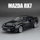 1:32 Mazda RX7 AE86 JDM Mazda MX5 Car Model Alloy Car Die Cast Toy Car Model Sound and light Children's Toy Collectibles
