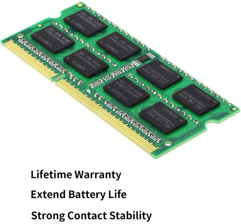 DDR3, DDR3L, 8GB, 4GB, 1600MHz, 1333MHz, SODIMM, 1.35 V, 1.5 V, PC3/PC3L-12800S, no ECC, PC3-10600S Memory RAM for laptop