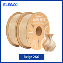 ELEGOO Rapid PETG Filament 1.75mm 1KG,High Speed 30-600mm/s 3D Printer Filament 1kg Fits for Most FDM 3D Printers