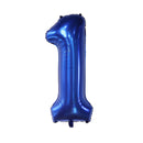 40inch 1st Turquois Rose Gold Silver Big Number Foil Helium Balloons Baby Shower 1 Years Old Birthday Party Decoration Globos