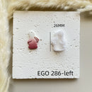 Shapes Small Easter Theme Polymer Clay  Cutter for Making Earrings, Easter Egg Rabbit Shape crucifix Soft pottery jewelry making