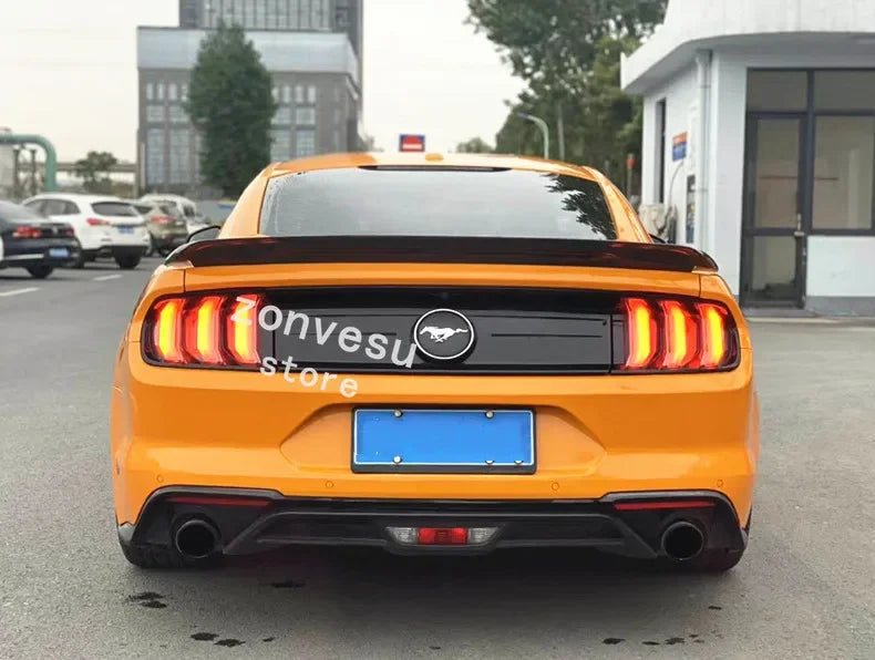 For Ford Mustang 2015--2020 Year Spoiler ABS Plastic Rear Trunk Wing Car Body Kit Accessories