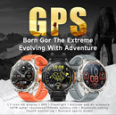 2026 GPS Smartwatch for Men 1.7 HD Screen Military Smart Watch Flashlight IP68 Waterproof 100 Sport Modes 720mAh Large Battery