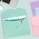 Expandable File Folder, Letter Size Organ Organizer, 5 File Pockets, Portable Organizer for School Office Supplies