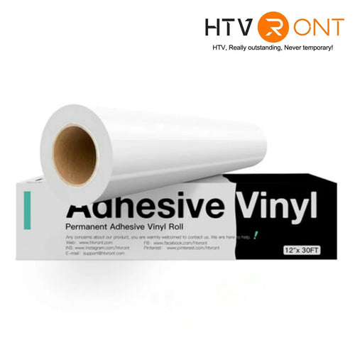 HTVRONT 12"X30ft/30x900cm Multi Colors Permanent Adhesive Vinyl Roll for Cricut Craft Cutter DIY Cup Glass Case Decor Stickers