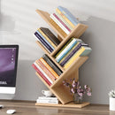 Voltsify Rustikales stehendes Baum-Bücherregal Holz-Display-Rack Kinder-Bücherregal Bücherregale für Zuhause