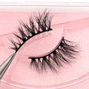 Visofree Half Mink Lashes Make Up False Eyelashes Hand Up Natural Long Mink Lashes Cruelty Free Crisscross Mink Fake Eyelashes
