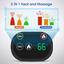 Heating Massage Device Infrared Therapy Vibration Electric Shoulder Massager Wrap Belt For Neck Back Body Arthritis Relief Pain