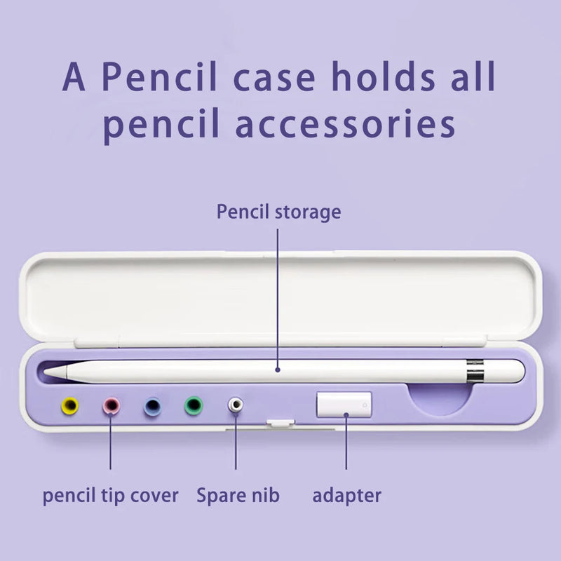 For Apple Pencil Box 1 2 Portable Holder Nib Case iPencil Accessories Stylus ipad Pencil Protection Case Touch Pen Cover Storage